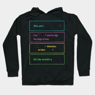 Broken Bard Quotes Hoodie